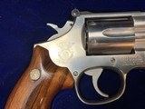 SMITH & WESSON 357 MAGNUM M66-2 “INDIANA STATE POLICE 50TH ANNIVERSARY” NEW UNFIRED IN WOOD PRESENTATION CASE - 7 of 7