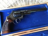 SMITH & WESSON 57 NO DASH, 41 MAGNUM, 8 3/8” BLUE NEW 100% COND. IN THE PRESENTATION BOX WITH OWNERS MANUAL & TOOLS - 6 of 8
