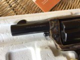 COLT SAA, SHERIFF’S MODEL 44-40 CAL. 3” BARREL, CASE COLOR/ BLUE, NEW UNFIRED 100% COND. IN THE BOX - 7 of 10