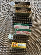 91 ROUNDS OF 30-06 REMINGTON, BROWNING & WINCHESTER, ONCE FIRED BRASS, MFG. BACK IN THE DAYS OF THE BEST BRASS - 1 of 1