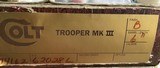 COLT TROOPER MARK III, 357 MAGNUM, 6” BLUE, EXCELLENT CONDITION IN THE BOX - 4 of 4
