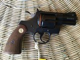 COLT PYTHON 357 MAGNUM, 2 1/2” BLUE, MFG. 1979, APPEARS TO HAVE ONLY BEEN FACTORY FIRED, AS NEW IN THE BOX. - 3 of 6
