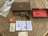 COLT PYTHON 357 MAGNUM, 6” BRIGHT NICKEL, MFG. 1971, NEW UNFIRED, UNTURNED, 100% COND. IN THE BOX - 1 of 5