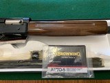 BROWNING A-5, 12 GA. JAP, 26” INVECTOR PLUS, 2 3/4” CHAMBER, 100% COND. NEW UNFIRED IN BOX - 2 of 6
