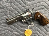 COLT PYTHON 357 MAGNUM,
“ELITE” 4” STAINLESS, NEW UNFIRED, UNTURNED 100% COND.
IN THE CUSTOM SHOP BOX - 3 of 10