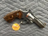 COLT PYTHON 357 MAGNUM,
“ELITE” 4” STAINLESS, NEW UNFIRED, UNTURNED 100% COND.
IN THE CUSTOM SHOP BOX - 2 of 10
