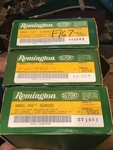 WE JUST ACQUIRED AN ENTIRE SET OF 25, EVERY CALIBER REMINGTON 700 CLASSIC RIFLES MADE FROM 1981TO 2001, GUNS HAVE NEVER BEEN ASSEMBELLED ARE ALL NIB. - 1 of 9