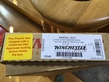 WINCHESTER 9422, HIGH GRADE, 22 LR. 20” BARREL, TRIBUTE TRADITIONAL, GOLD HORSE RIDER WITH ENGRAVED RECEIVER & VERY FANCY WALNUT, NEW UNFIRED IN BOX - 12 of 12