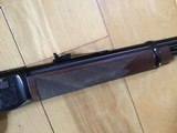 WINCHESTER 9422, HIGH GRADE, 22 LR. 20” BARREL, TRIBUTE TRADITIONAL, GOLD HORSE RIDER WITH ENGRAVED RECEIVER & VERY FANCY WALNUT, NEW UNFIRED IN BOX - 4 of 12
