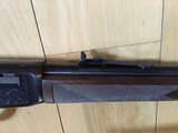 WINCHESTER 9422, HIGH GRADE, 22 LR. 20” BARREL, TRIBUTE TRADITIONAL, GOLD HORSE RIDER WITH ENGRAVED RECEIVER & VERY FANCY WALNUT, NEW UNFIRED IN BOX - 8 of 12