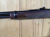 WINCHESTER 9422, HIGH GRADE, 22 LR. 20” BARREL, TRIBUTE TRADITIONAL, GOLD HORSE RIDER WITH ENGRAVED RECEIVER & VERY FANCY WALNUT, NEW UNFIRED IN BOX - 10 of 12