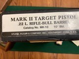 RUGER MARK ll, MK-10, TARGET 22 LR., 10” BARREL, “AMERICAN HISTORICAL FOUNDATION” “PLEDGE OF ALLEGIANCE” #137 OF 1,000 NEW UNFIRED IN THE BOX - 3 of 7