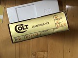 COLT DIAMONDBACK 22 LR., 6” BRIGHT NICKEL, UNFIRED, UNTURNED,100% COND. NEW IN THE BOX - 7 of 7