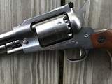 RUGER OLD ARMY REVOLVER, 44 CAL., STAINLESS, 7 1/2” BARREL, MUZZLE LOADER, BLACK POWDER REVOLVER, NEW UNFIRED, 100% COND. - 3 of 4