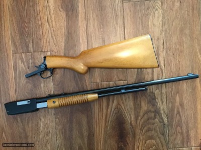 BROWNING TROMBONE 22 LR. MFG. IN BELGIUM NEW UNFIRED, NEVER BEEN ASSEMBELED 100% COND. NEW IN THE BOX - Image 2 of 9