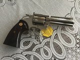 COLT DIAMONDBACK 38 SPC. 4” BRIGHT NICKEL, APPEARS UNFIRED, NO TURN RING, 100% COND. INTHE BOX - 2 of 4