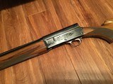 BROWNING BELGIUM A-5, 20 GA. 28” MOD.VENT RIB, 3” MAGNUM, MFG. 1969, LIGHT COLORED WOOD APPEARS UNFIRED - 6 of 8