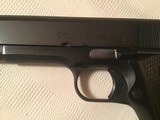 COLT 1911, 38 SUPER CAL., MFG. 1968, AS NEW IN THE BOX, WITH OIL PAPER & OWNERS MANUAL - 5 of 6
