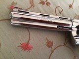 COLT PYTHON 357 MAGNUM, 6” BRIGHT NICKEL, MFG. 1981, NEW UNFIRED, UNTURNED 100% COND. IN THE BOX - 5 of 6