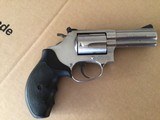 SMITH & WESSON 60, 357 MAGNUM, 3” STAINLESS 99% COND. IN THE BOX WITH OWNERS MANUAL, ETC. - 3 of 5