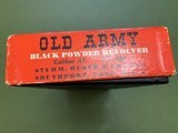 RUGER OLD ARMY BLACK POWDER 45 CAL. 7 1/2” BLUE, NEW UNFIRED 100% COND. IN THE BOX - 1 of 3