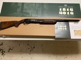 REMINGTON 870 WINGMASTER LIGHT CONTOUR, 200TH ANNIVERSARY 1816 TO 2016 LIMITED EDITION, 12 GA., 26” REM CHOKE, NEW UNFIRED 100% COND. IN THE BOX. - 6 of 8