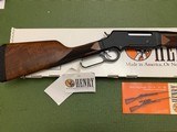 HENRY LONG RANGE, LEVER ACTION, 223 CAL. NEW UNFIRED IN THE BOX - 3 of 5