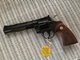 COLT PYTHON 357 MAGNUM 6” BLUE, MFG. 1980, NEW UNFIRED, UNTURNED 100% COND. IN THE BOX - 2 of 4