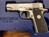 COLT GOVERNMENT 380 CAL. STAINLESS, NEW COND, IN THE COLT BLUE BOX WITH COLT PICTURE BOX SLEEVE - 2 of 4
