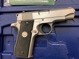 COLT GOVERNMENT 380 CAL. STAINLESS, NEW COND, IN THE COLT BLUE BOX WITH COLT PICTURE BOX SLEEVE - 3 of 4