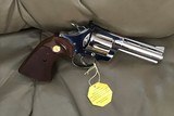 COLT DIAMONDBACK 38 SPC., 4” BRIGHT NICKEL, MFG. 1970, NEW 100% COND., NO TURN LINE, UNFIRED, IN THE BOX - 2 of 5