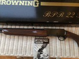BROWNING BPR, 22 MAGNUM PUMP, NEW UNFIRED IN THE BOX, 100% COND. WITH OWNERS MANUAL - 2 of 6