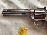 COLT DIAMONDBACK 22 LR. 6” BRIGHT NICKEL, NEW UNFIRED, UNTURNED 100% COND. IN THE BOX. - 7 of 10
