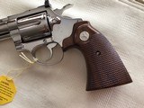 COLT DIAMONDBACK 22 LR. 6” BRIGHT NICKEL, NEW UNFIRED, UNTURNED 100% COND. IN THE BOX. - 6 of 10