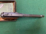 COLT WOODSMAN MATCH TARGET 22 LR., 6” BARREL 99% COND. MFG. 1964, IN THE BOX WITH OWNERS MANUAL, ETC. - 3 of 5