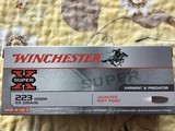 WINCHESTER 223 WSSM, 223 SHORT MAG. 55 GRAIN - 1 of 1