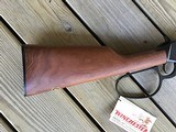 WINCHESTER 94 WRANGLER BIG LOOP CARBINE 16” BARREL, 32 SPC. CAL. COWBOY SCENES ENGRAVED ON BOTH SIDES OF THE RECEIVER, NEW UNFIRED IN THE BOX - 2 of 8