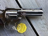 COLT DIAMONDBACK 38 SPC. 4” BRIGHT NICKEL, NEW UNFIRED UNTURNED 100% COND. IN THE BO - 5 of 6