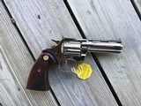 COLT DIAMONDBACK 38 SPC. 4” BRIGHT NICKEL, NEW UNFIRED UNTURNED 100% COND. IN THE BO - 2 of 6