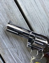 COLT DIAMONDBACK 38 SPC. 4” BRIGHT NICKEL, NEW UNFIRED UNTURNED 100% COND. IN THE BO - 4 of 6