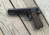 COLT 1911, 38 SUPER CAL. MFG. 1967, ALL FACTORY ORIGINAL & EXCELLENT COND., ORIGINAL BOX & OWNERS MANUAL - 3 of 3