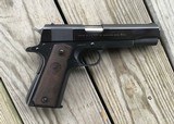 COLT 1911, 38 SUPER CAL. MFG. 1967, ALL FACTORY ORIGINAL & EXCELLENT COND., ORIGINAL BOX & OWNERS MANUAL - 2 of 3