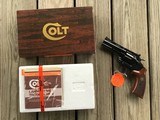 COLT BOA 357 MAGNUM, 4” NEW UNFIRED, 100% COND. IN THE BOX - 1 of 4