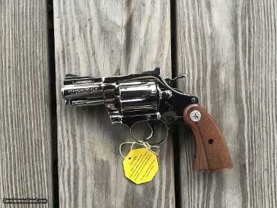 COLT DIAMONDBACK 38 SPC. 2 1/2” BRIGHT NICKEL, NEW UNFIRED, UNTURNED 100% COND. - Image 3 of 4