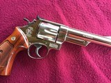 SMITH & WESSON 29-3, 44 MAGNUM, BRIGHT NICKEL 6 1/2” BARREL, EXCELLENT COND, (NOT ORIGINAL BOX) WITH OWNERS MANUAL, CLEANING TOOLS, OIL PAPER, - 7 of 7