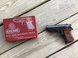 ERMA EXCAM RX 22, 22 LR, DOUBLE ACTION 7 SHOT PISTOL,
IN THE BOX - 1 of 3