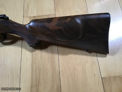 KIMBER OF OREGON 82 SUPER AMERICA TOP OF THE LINE, DELUXE CLARO WALNUT, 22 MAGNUM CAL. NEW UNFIRED IN THE BOX, MFG. 1985 - Image 7 of 9