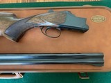 SOLD——BROWNNG SUPERPOSED EXPRESS RIFLE 9.3 X 74R CAL. MFG. IN BELGIUM 99% COND. IN BROWNING CASE - 2 of 8