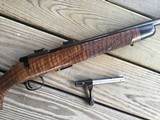 COOPER 57M, 22 LR. VERY FANCY AAA WALNUT, IN THE BOX WITH TEST TARGET, OWNERS MANUAL, EXTRA COOPER MAGAZINE, ETC. - 8 of 9