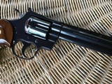 COLT PYTHON 357 MAGNUM, 6” ROYAL BLUE, MFG. 1981, IN THE BOX WITH OWNERS MANUAL, HANG TAG, COLT LETTER, ETC. - 4 of 9